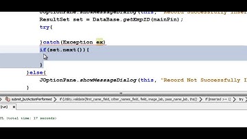 Java Jdbc Tutorial 9- Live Employee Id Update