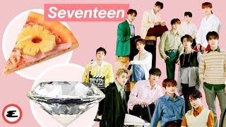 SEVENTEEN Reacts to Hawaiian Pizza and Ghosts 세븐틴 | In or Out | Esquire