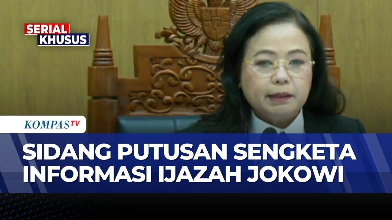 KIP Gelar Sidang Putusan Sengketa Informasi Ijazah Jokowi dan UGM | KOMPAS SIANG