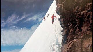 Climbing Mt Jefferson, Oregon  Whitewater Glacier Route Circa 1981