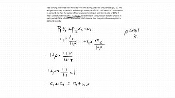 Intertemporal Choice - ECON 10A