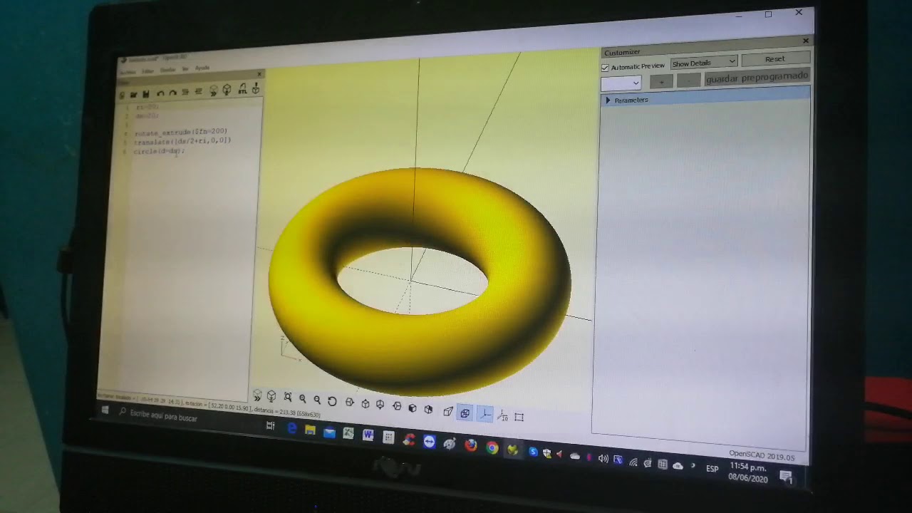 openscad oval openscad oval