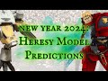 Legion of cheese 4 heresy model predictions 2024