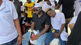 Shatta Wale,Medikal & Fella Storms the Streets of Accra lunching 1Yr Anniversary of SHAXI APP🔥🙌🫶