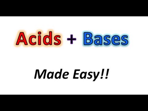 Acids + Bases Made Easy! Part 1 - What the Heck is an Acid or Base? - Organic Chemistry