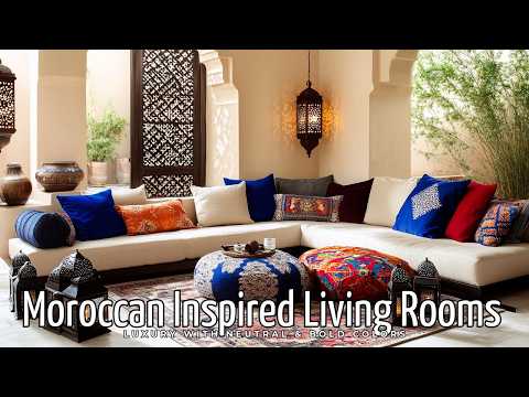 Moroccan Inspired Living Rooms How To Create Luxury With Neutral Bold Colors 