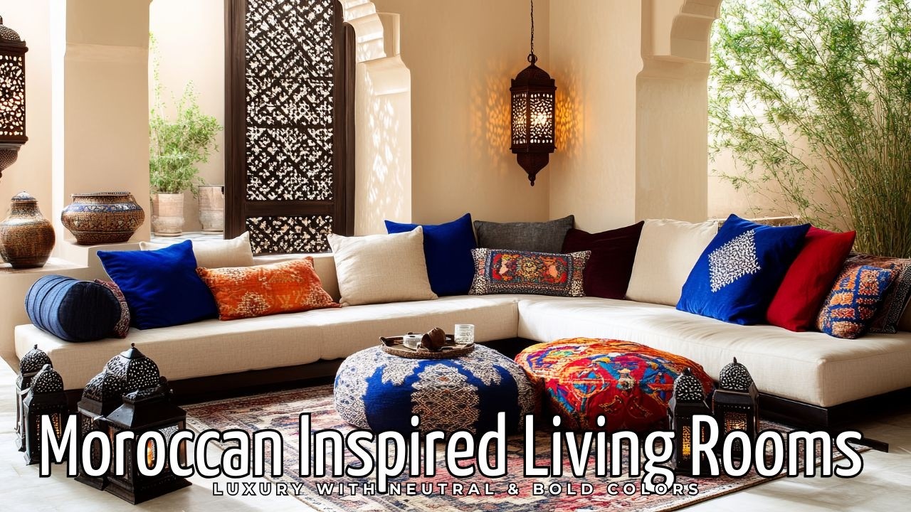 Гостиные в марокканском стиле: как создать роскошь с помощью нейтральных и ярких цветов