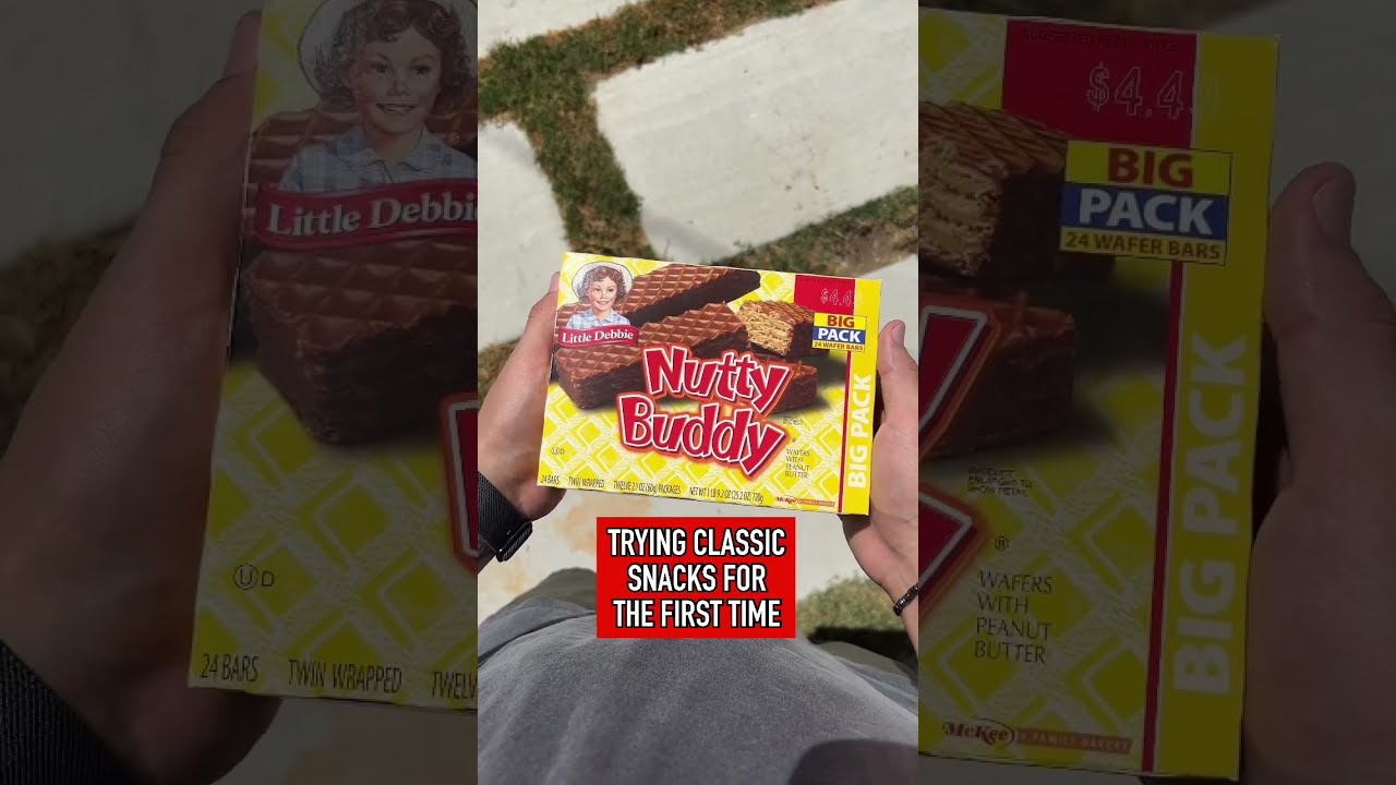 I ate a Nutty Buddy for the FIRST time 🤯🥜🍫 