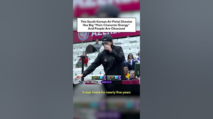 This South Korean Air Pistol Shooter Has Big "Main Character Energy" And People Are Obsessed