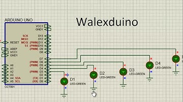Encendido y apagado de 5 led´s Arduino #3