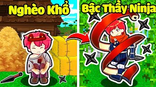 HACHI TỪ EM BÉ NGHÈO THÀNH BẬC THẦY NINJA TRONG MINECRAFT*HACHI BẬC THẦY NINJA*