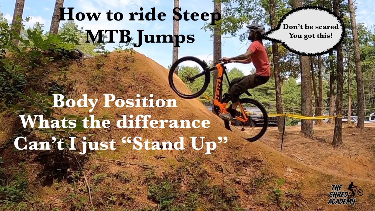 Steep MTB jumps…. Don’t loop out 😂
