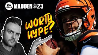 Madden 23 Gameplay BETA Impressions + Reacting to the Madden 23 Trailer