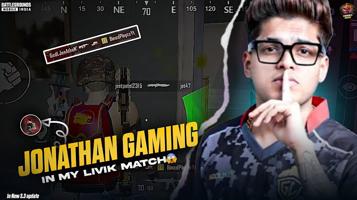 @JONATHANGAMINGYT  In My Match 😍!!3.3 Update Bgmi 🔥!We Get ?