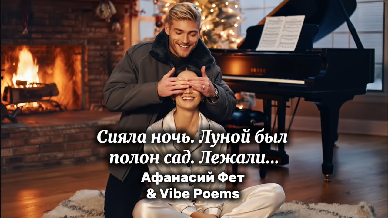 Сияла ночь. Луной был полон сад. Лежали...  Афанасий Фет & Vibe Poems