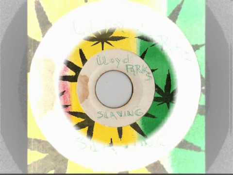 lloyd parks - slaving + version extended with i roy - black man time - gussie records (slaving riddim)