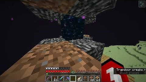 How To Go Through the End Gateways with 6 Wood Planks and Some Dirt