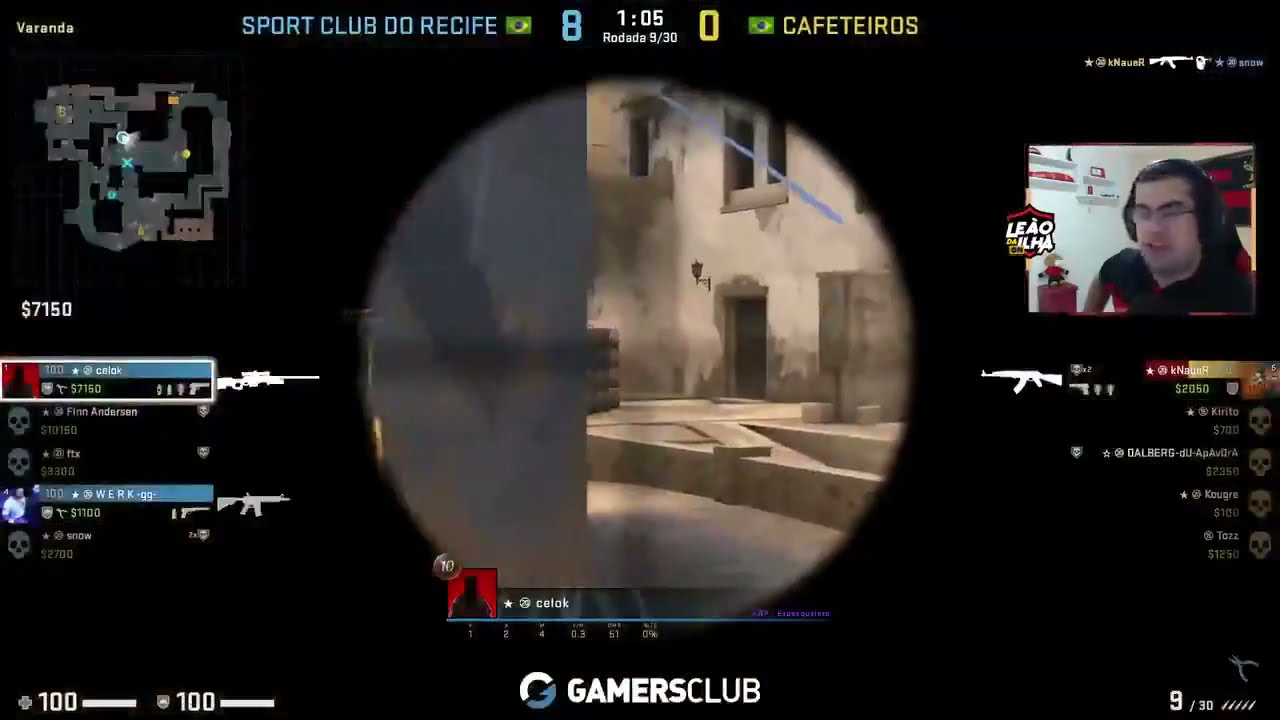 ESPORTS RECIFE X CAFETEIROS - CNE CSGO - 