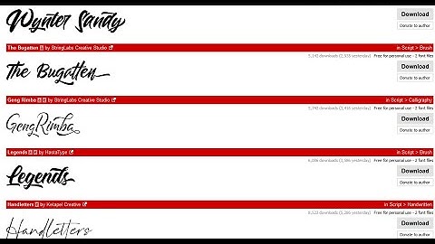 How to download fonts from dafont.com and install it