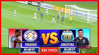 PARAGUAY VS ARGENTINA LIVE SOUTH AMERICAN WOMEN'S UNDER 17 CHAMPIONSHIP 2026 LIVE