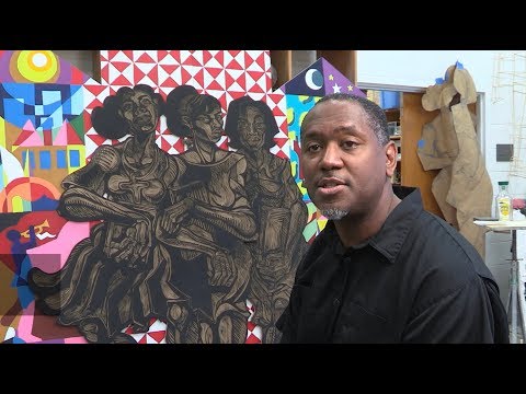 Prince: Creating the mural 'Lemonade'