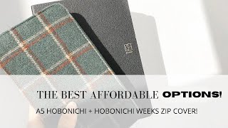 A5 Hobonichi + Weeks Zip Cover Alternatives! | Best AFFORDABLE OPTIONS!