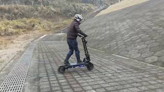 MARS hill climbing test, electric scooter