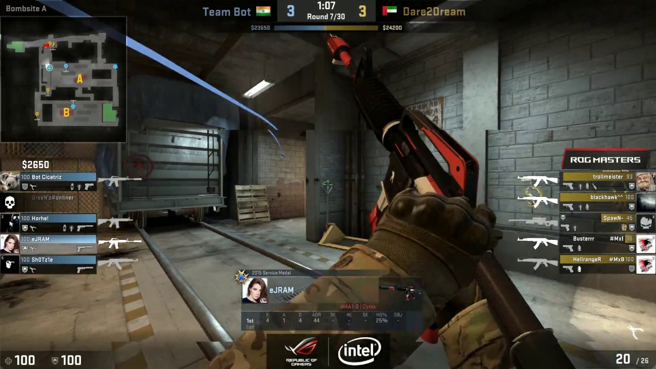 ROG MASTERS | Dare2Dream vs. Team Bot -  CS:GO ROA Qualifier Semifinal | Republic of Gamers