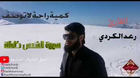 كمية راحة لا توصف😌 / سورة الشمس كاملة / للقارئ رعد الكردي