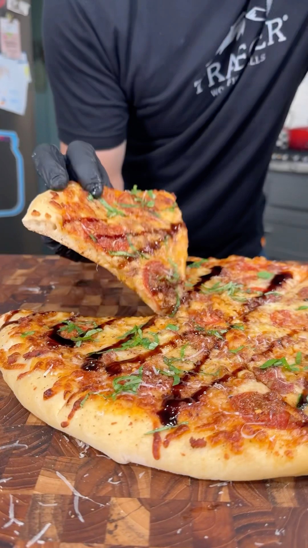 Smoked pizza ? #shorts