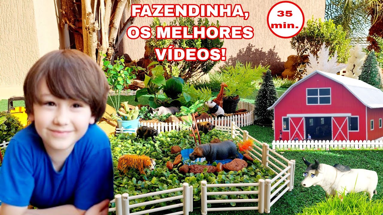 Fazendinha do Felipe Canopf - O Zoológico - O Estábulo Gigante e a chegada do boi pedro - Toy Farm