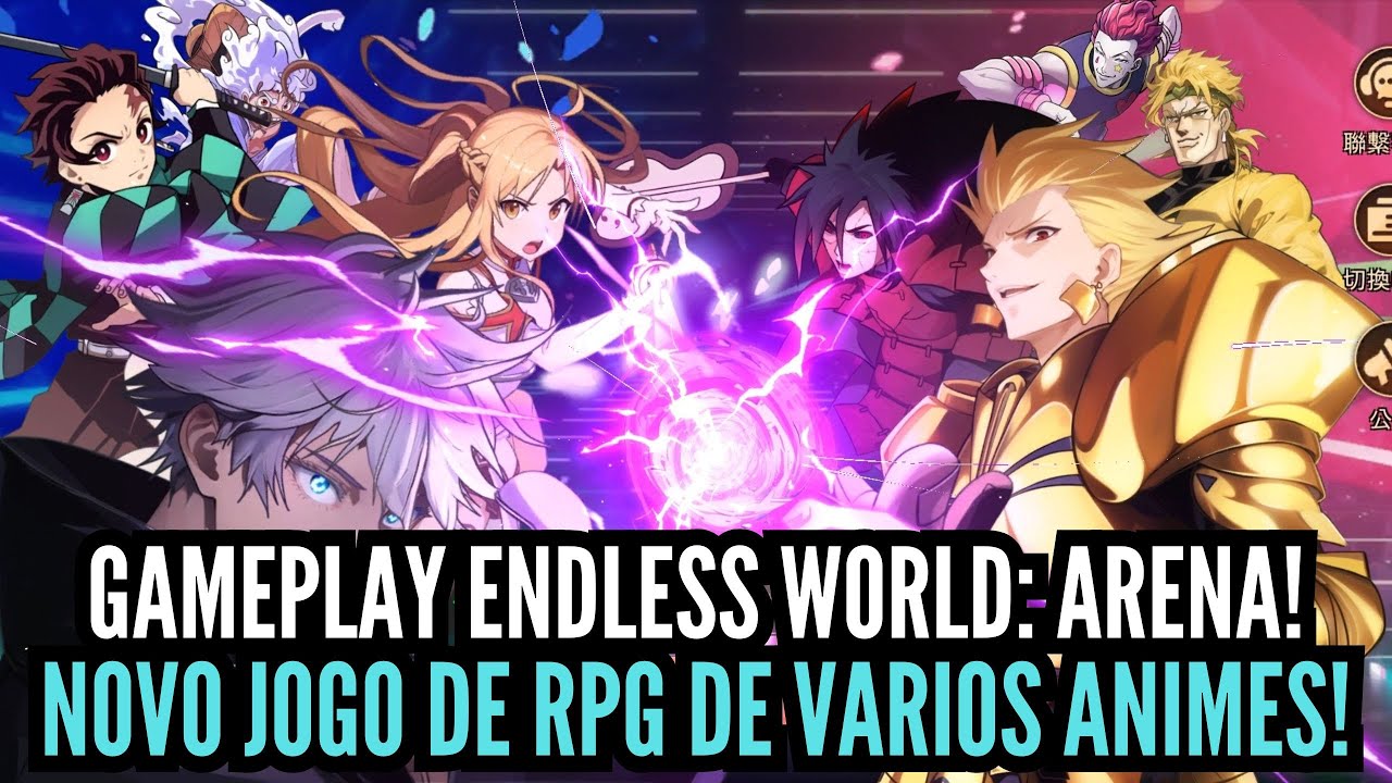 ⭐ENDLESS WORLD - GAMEPLAY COMPLETA DO NOVO JOGO DE RPG COM VÁRIOS ...