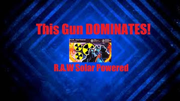 R.A.W. Solar Powered just Dominates! (Call of Duty: Infinite Warfare)