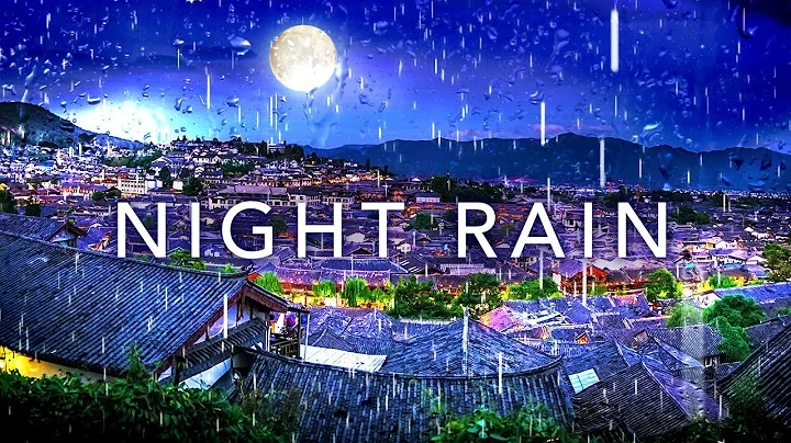 Relaxing Rain and Thunder Sounds, Night Rain 12 Ho...