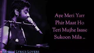 HUM HAI DEEWANE SAD SONG (LYRICS) | ARIJIT SINGH  Super song..