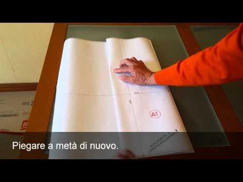 Video: Come Piegare A1 In A4