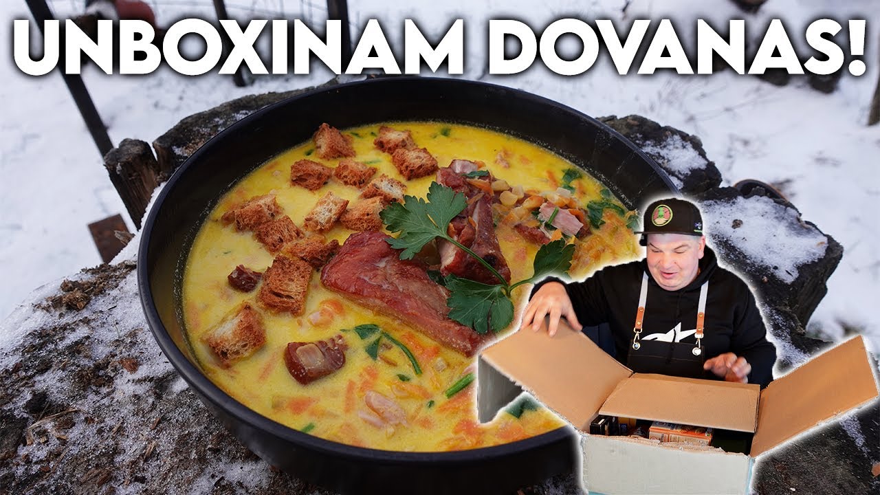 Pirmas sniegas,Zirniu sriuba ir DOVANOS !!!