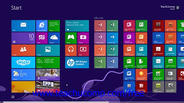 Windows 8.1 Tutorial Pinning Items to the Taskbar Microsoft Training Lesson 5.4