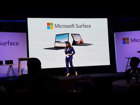 ภาพยนต์โฆษณาการเปิดตัว Microsoft Surface Pro X