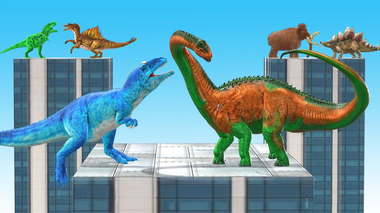 EPIC 1vs1 DEATHFALL TOURNAMENT - All ARK Creatures Vs ARBS Creatures Animal Revolt Battle Simulator