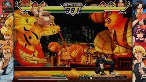 Ryu/Evil Ryu/Hibiki vs Kyo/Bison/Ryu: Capcom vs SNK 2