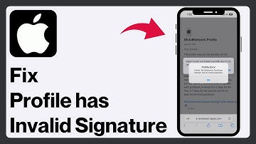 How to Fix Profile Error in iPhone - iPad | Profile Has An Invalid Signature (2024)