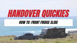 Caravan External Fridge Slide: How to Use | Mars Caravans Handover