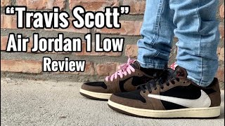 Air Jordan 1 Low X Travis Scott Review On Feet Youtube