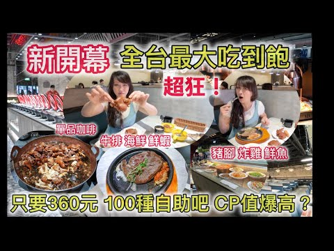 桃園吃到飽｜我家牛排-南崁特力屋店｜新開幕！全台最大自助吧吃到飽！我家牛排全新升級！！！360元就可以吃將近百道自助吧無限量吃到飽，加30元就有牛排，我家牛排-南崁特力屋店可以停車！！超狂