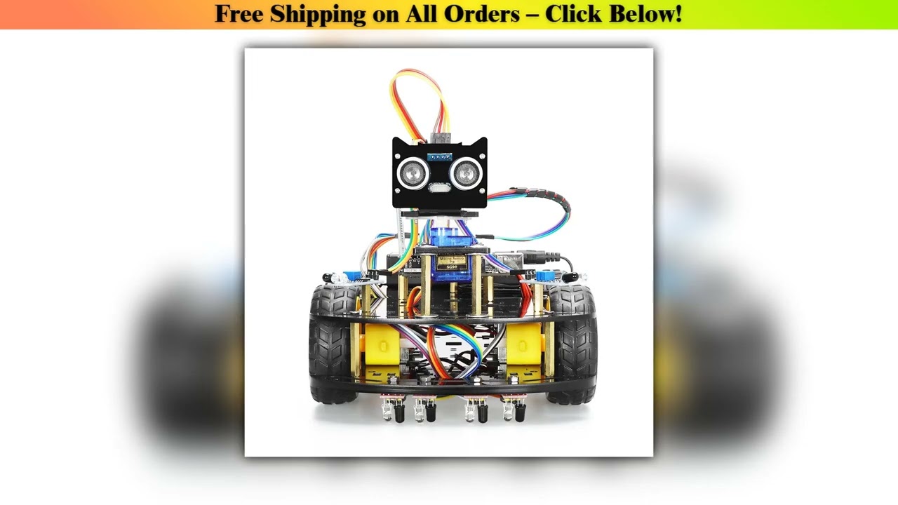 Professional Robotic Kit for Arduino Programming Smart Robot DIY Electronic Project Kit for