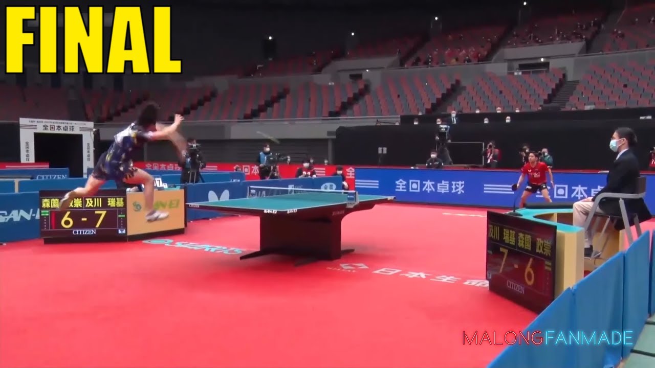 森薗 政崇 vs 及川 瑞基 | 2021年全日本卓球選手権大会 (FINAL)