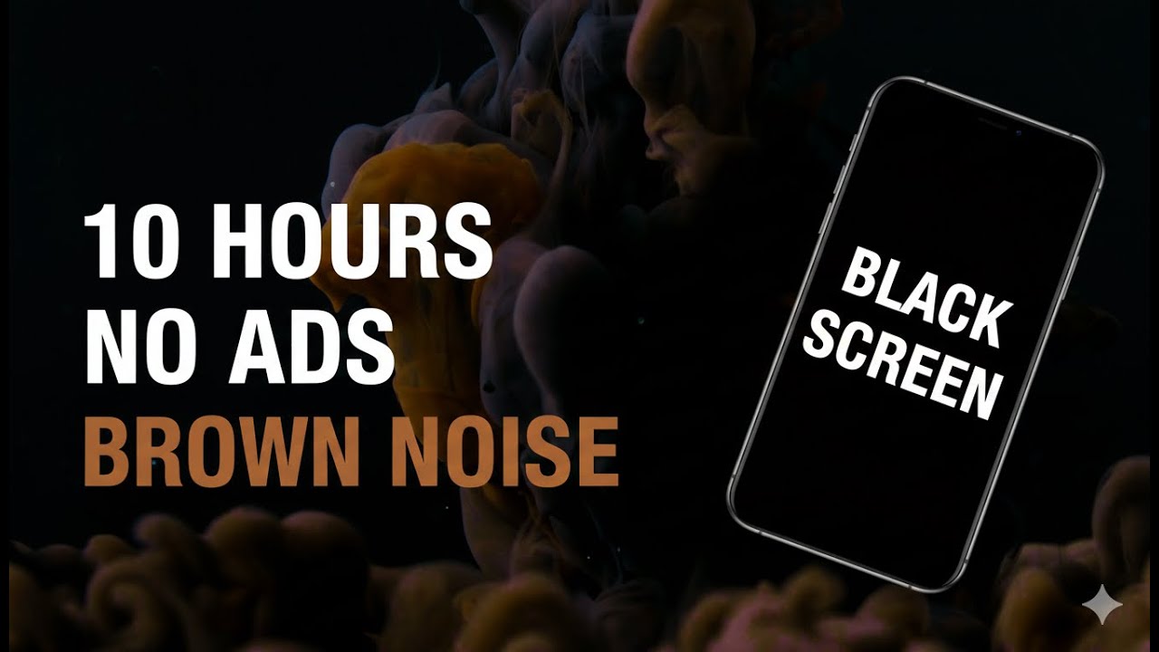 10 Hours Deep Brown Noise for Sleep (Black Screen / No Ads / HD Audio ...