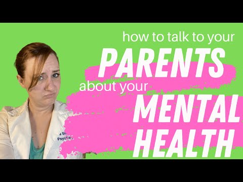 Scared to speak up? How to talk to your parents about your mental health.