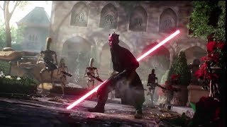 Battlefront 2 Beta - 25 Kill Rampage with Darth Maul!